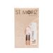 ST. MORIZ Glow & GO Gift Set - Professional Medium Tanning Mousse (200ml) Nude Shimmer Lip Gloss (2.4ml) Liquid Highlighter (2.4ml) & Velvet Tanning Mitt Brown