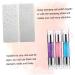 minkissy 3 Sets Double-headed Silicone Stamp Manicure Supplies Nail Stamp Tool Kit Nail Art Stencil Double-end Nail Art Stamper Manicure Tools Double-end Nail Stamper Acrylic Nail Polish 12x4cm As Shown - Buy Online on SooperMarket.com