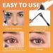 3PCS Mascara Fan Brush Set | INENK Eyelash Separator & Comb for Clump-Free Application | Perfect Eyebrow & Lash Tools for Natural Lift - Buy Online on SooperMarket.com