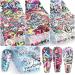 Luxury Graffiti Nail Foils Transfer Stickers - 10PCS Style 8 - Buy Online on SooperMarket.com
