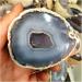 Natural Original Raw Agate Crystal Geode Cutting Hole Feng Shui Decor Stone Specimen Craft Collectibles Stone Collection (Size : 200-250g a Piece) - Buy Online on SooperMarket.com