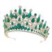 Mr. Green Queen Crown for Women - Crystal Wedding Tiara for Bride - Princess Tiara Diadem - Prom Pageant Hair Accessories - Buy Online on SooperMarket.com