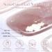 Semi Cured Gel Nails Strips - 20 Stickers Nail Wraps - Soft Self-Adhesive Gel Nail Stickers - Gold Glitter Gel Nail Strips for Nails Manicure Nail Wraps UV/LED Lamp Required Gold Edge - Buy Online on SooperMarket.com