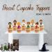 Hocus Pocus Edible Cupcake Toppers (PRECUT Optional) Sanderson Sisters Theme - Halloween Witches Edible Cupcake Toppers - Wafer Cake Decorations (PRECUT Pack of 12) - Buy Online on SooperMarket.com