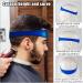 Hair Trimming Guide Blue Adjustable Hair Cut Guides Fade Guide Tool Neckline Shaving Template with 2 Hair Bands for Home Use Barber Shops Hair Salons Makeup Rooms - Buy Online on SooperMarket.com