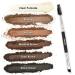 Mehron Pro Brow Palette: Pressed Powders and Pomade for Perfect Brows - Buy Online on SooperMarket.com