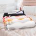 Mewaii 28in Long Cat Plush Pillow - Cute Gray Kitty Stuffed Animal Toy for Kids - Buy Online on SooperMarket.com