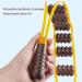 Wooden Back Massage Device - Meridian Therapy Band for Lymphatic Drainage & Muscle Regeneration | Neck Leg & Back Relief - Buy Online on SooperMarket.com