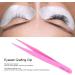 Lash Tweezers 2 Types Straight and Curved Tip Tweezers Nipper Stainless Steel Eyelashes Tweezers Accurate Portable Pincet for Eye Lashes Grafting Extension(ESD - Buy Online on SooperMarket.com