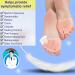 4-Pack Medium-Footed Toe Spreader with Gel Cushion | Breathable Forefoot Pain Relief for Diabetic Feet - Skin Color - Buy Online on SooperMarket.com