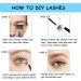 SISILILY 45 Cluster Lashes C Curl DIY Eyelash Extension Kit | Reusable 3D False Eyelashes with Glue and Tweezer | 10/12/14/15/16mm Length | DM04 - Buy Online on SooperMarket.com