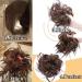 Tousled Updo Messy Bun Hair Extension - Dark Black - Synthetic Wavy Hairpiece for Women - Buy Online on SooperMarket.com
