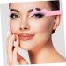 NOLITOY 4pcs Silicone Beauty Ruler Travel Makeup Bags Eyelash Guide Mascara Makeup Supply Mold Pad - Buy Online on SooperMarket.com