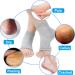 Vented Moisturizing Gel Heel Socks 3 Pairs Toeless Spa Sock for Foot Care Treatment Cracked Heels Dry Feet Foot Calluses (Black) - Buy Online on SooperMarket.com