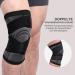 Buy Adjustable Sports Knee Support Sleeves - Pain Relief for Meniscus Tear & Arthritis | Perfect for Running & Climbing | 2-Pack Black (Small) - Buy Online on SooperMarket.com