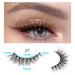 10 Styles Variety Pack Faux Mink Lashes 12mm-14mm - 10 Pairs Natural Look False Eyelashes - Handmade, Reusable, 3D Wispies for Small Faces - EMEDA - Buy Online on SooperMarket.com