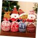 KOMBIUDA 1pc Christmas Candy Portable Storage Ornament Hanging Bag Little Knitted Bear Adorable Kids Bags - Buy Online on SooperMarket.com