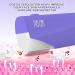PELCAS Electric Dermaplaning Tool with LED Light - Mini Facial Razor 3 Speeds for Peach Fuzz & Exfoliation - At Home Hair Removal System for Women - 6 Blades BV18-712 Purple - Buy Online on SooperMarket.com