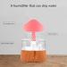 Rain Cloud Humidifier with Colorful Lights and Water Drop Sound - Wood Aroma Diffuser for Home Desk Bedside - Buy Online on SooperMarket.com