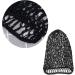 LUOEM Black Crochet Hairnet Sleep Cap Snood Cover for Women - 5.9 x 3.9 x 0.12 inch - Buy Online on SooperMarket.com