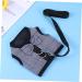 Minkissy 3pcs Bunny Vest Dress - Guinea Pig Harness & Leash Set | Small Pet Clothing for Rabbit Hedgehog & Chinchilla - Gray Size 2x3Pcs - Buy Online on SooperMarket.com