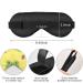 Haskirky Light Blocking Breathable Eye Mask for Adults - Adjustable for Travel, Yoga, Meditation - Cute Frog and Fruit Design - Buy Online on SooperMarket.com