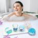 Unique Birthday Gifts for Women | Blue Gift Basket & Relaxing Gift Set for Friends & Family - Buy Online on SooperMarket.com