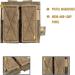 OneTigris MOLLE Tactical Pistol Magazine Pouch | M1911/92F/GLOCK | Reusable Brown Packaging - Shop Internationally! - Buy Online on SooperMarket.com