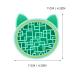 Buy Green 11x11cm Makeup Brush Cleaner & Storage Rack - Cute Cat Clean Brush Pad & Scrubber for Perfect Makeup Care | International Shipping Available - Buy Online on SooperMarket.com