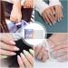 Nail Adhesive Tabs 264 Double Sided Press on Nails Sticky Tabs Transparent Fake Nail Glue Stickers Waterproof Glue Tabs for Manicure Girls Nails Care and Extension Styles - Buy Online on SooperMarket.com