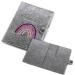 Cozy Raccoon Mutterpass Cover - Pink Felt Rainbow Design | Made in Germany | Perfect Gift for Expecting Mothers with Pockets for Insurance Card & Ultrasound Images - Buy Online on SooperMarket.com