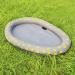 Pet Float Raft Puppies Swimming Floating Raft Pet Dog Cat Pool Float Inflatable Bed Beach Toy for Dogs Ring Raft Float for Pet Gray - Buy Online on SooperMarket.com