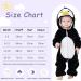 COOKY.D Unisex Winter Animal Hooded Baby Romper | Black Bird | 6-12 Months - Buy Online on SooperMarket.com