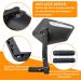 Arkham Bicycle Mirror - Extra Large HD Real Glass Rearview Mirror for E-Bikes & Bicycles | Universal Fit 15-20mm Left Handlebar - Buy Online on SooperMarket.com