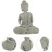 LIFKICH Imitation Stone Buddha Statue Buddhism Statue Buddha Ornaments Miniature Buddha Sitting Buddha Statue Buddha Zen Statue Office Decor Home Decor for Buddhist China Aquarium Resin Picture 2 12.00X8.30X6.00CM - Buy Online on SooperMarket.com