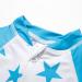 BONVERANO Baby Boys Long-Sleeve Swimsuit with UPF 50+ Sun Protection | Blue Star | 6-9 Months - Buy Online on SooperMarket.com