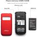 Artfone Dual Screen Flip Phone for Elderly | Easy-to-Use Big Button Mobile Phone | SOS Button & Loud Speaker | 2.4 LCD Display | Red - Buy Online on SooperMarket.com