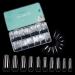 TOMICCA Clear Coffin Nail Tips Full Cover  500pcs Long Acrylic Fake Nails Ballerina Nails Tips 10 Sizes Artificial False Nails for Nail Extension  Acrylic Nails for Salons and DIY Nail Art