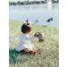 BraveJusticeKidsCo Collapsible Silicone Snack Cup | Blue Steel Snack Catcher for Toddler and Baby | Snack Attack II - Buy Online on SooperMarket.com
