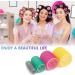 Mabufun Jumbo Hair Rollers Set Hair Rollers Self Grip Curlers For Long Hair No Heat Curlers Heatless Hair Rollers With Clips & Comb 24 Packs (Yellow Pale Red.Green Grey 24Pcs) - Buy Online on SooperMarket.com
