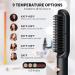 LASSROKA Negative Ion Hair Straightener Brush for Women - 9 Temp Settings, Fast Heating & Anti Frizz - Styling Comb for Smooth Hair - Buy Online on SooperMarket.com