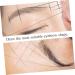 BELLIFFY Ink Eyebrow Mapping Ruler Brows Eyebrow Mapping Thread Mapping Eyebrow Tool - Buy Online on SooperMarket.com