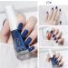 TBeautfave Navy Blue Nail Polish Quick Drying Long Lasting Nail Polish - Pastel Water Based Formula Nail Varnish - Fast and Easy Aapplication Water Resistant- for DIY Nail Art No Need Baking 27 - Buy Online on SooperMarket.com