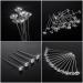 200 Pieces 1.5 Inch Crystal Diamond Head Pins for Corsages and Wedding Decorations - Buy Online on SooperMarket.com