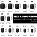 LuckForever 240pc Black Matte Square Press-On Nails | Short Fake Nails & Adhesive Tabs for Women & Girls - Stunning Acrylic Nail Tips - Buy Online on SooperMarket.com