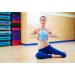 8 Inch Mini Yoga Pilates Ball with Pump - Blue | Core Stability Exercise Ball for Barre Workout and Physical Therapy - Buy Online on SooperMarket.com