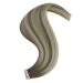 Youngsee Ombre Tape In Extensions - 55cm Real Hair Light Ash Brown to Blonde 5pcs 12.5g #7/7/ic - Premium Virgin Quality for Ultimate Style - Buy Online on SooperMarket.com