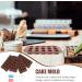 MAGICLULU 1 Set Chocolate Mold Ice Cube Gum Star Pie Pans Animal Stencils Star Shaped Candy Silicone Molds Silicone Ice Cube Molds Star Pasties Crayon Mold Baking Supplies Cake Silica Gel 21x10.5cm Brown - Buy Online on SooperMarket.com