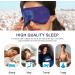 Haskirky Breathable Light Blocking Eye Mask for Deep Sleep - Adjustable Adult Men and Women Travel and Meditation Comfort - Purple - Buy Online on SooperMarket.com