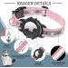 Jiarui Reflective AirTag Cat Neck Band - Adjustable GPS Collar for Cats & Puppies XS 7-9 inch - Pink - Buy Online on SooperMarket.com